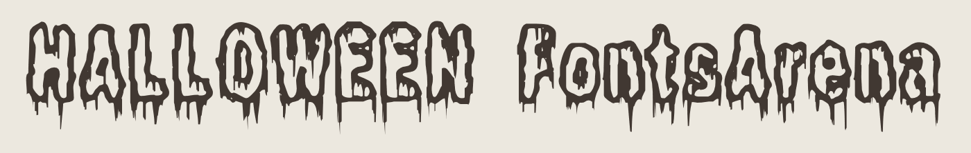 It lives in the Swamp free dripping font