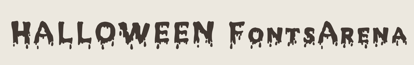 JD Melted free drip font