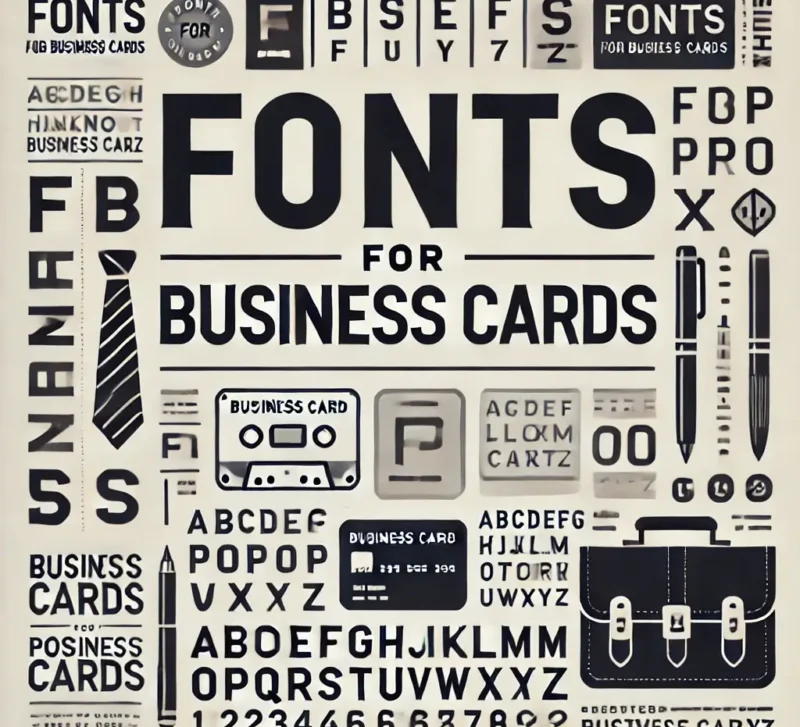 12 Best Fonts for Business Cards to Make a Lasting Impression