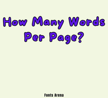 How Many Words Per Page? A Simple Guide to Word Count