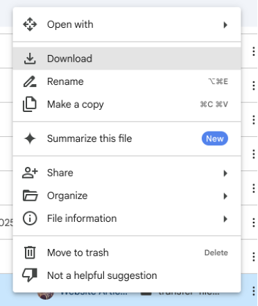 Move Google Drive