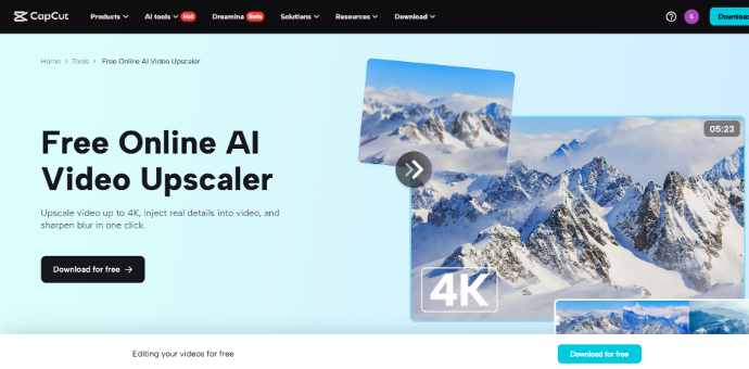 How to Upgrade Low-Res Security Footage with AI Video Upscaler on CapCut PC