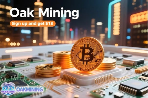 Unleash your phone’s potential and let OAK MINING automatically generate 0.5 BTC and ETH for you daily!