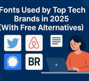 Fonts Used by Top Tech Brands in 2025 (With Free Alternatives)