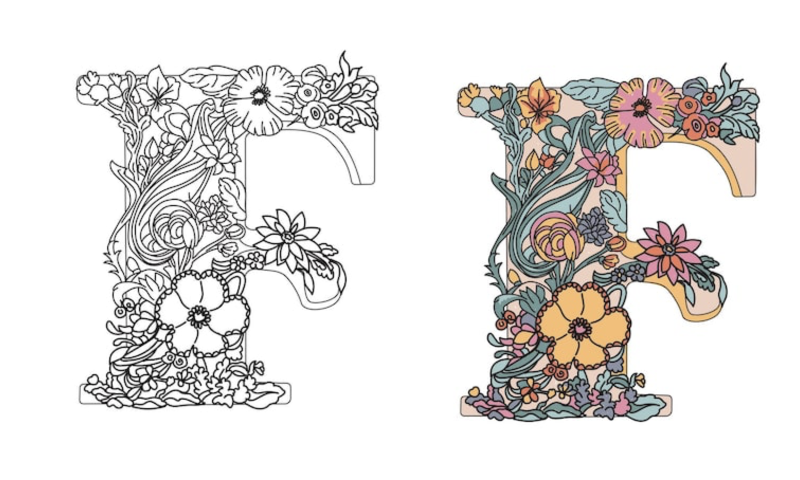 Fonts That Work Best for Adult Coloring Pages