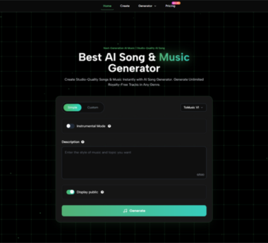 Transforming Written Lyrics into Full Musical Compositions via Machine Learning