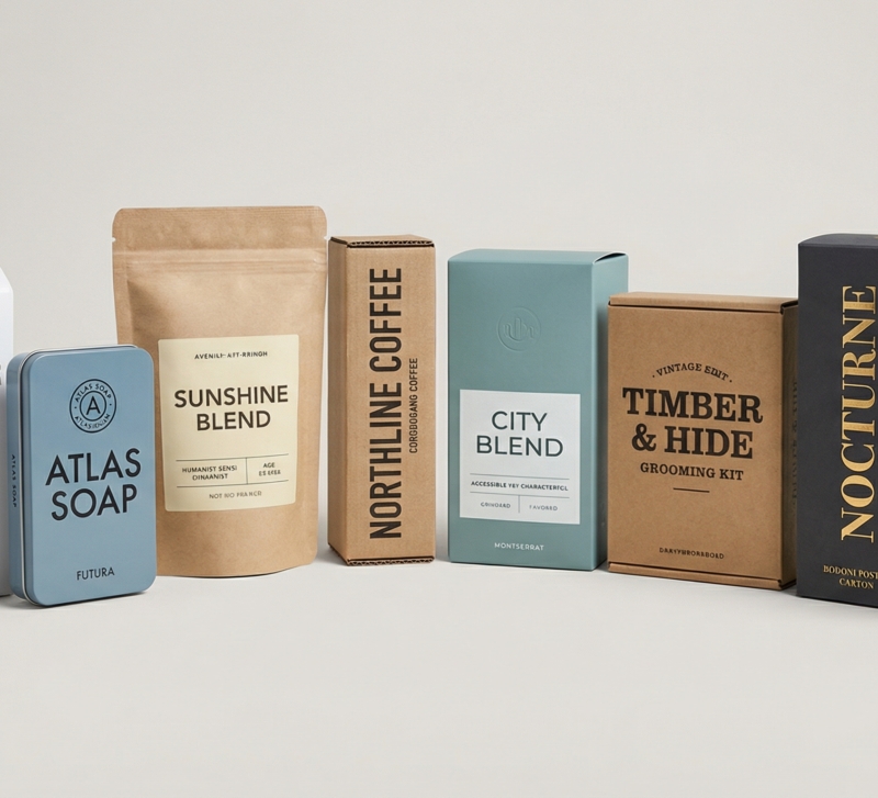 Best Fonts for Custom Packaging: What Survives Cardboard, Kraft & Foil