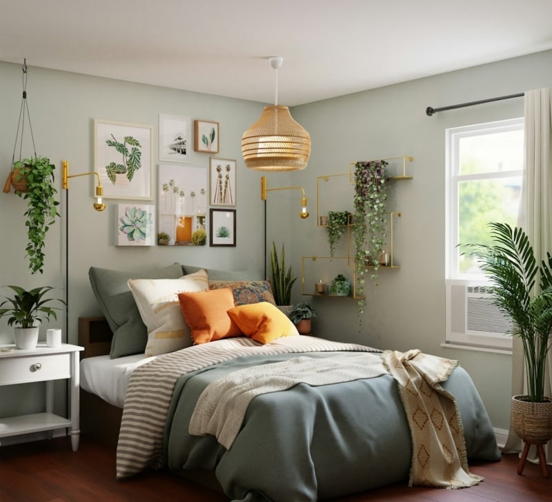 Design Moves When Your Bed Occupies the Whole Damn Minuscule Bedroom