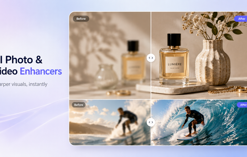 How AI Photo and Video Enhancers Help Designers Create Better Visual Content