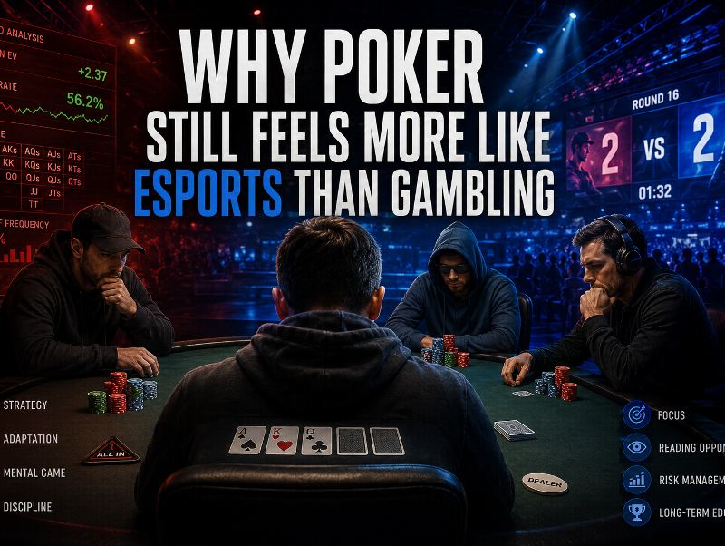 Why Poker Still Feels More Like Esports Than Gambling