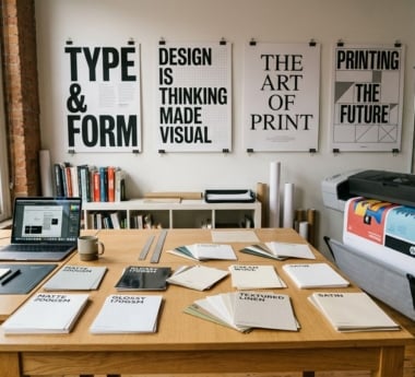 Choisir le bon papier pour imprimer vos créations typographiques