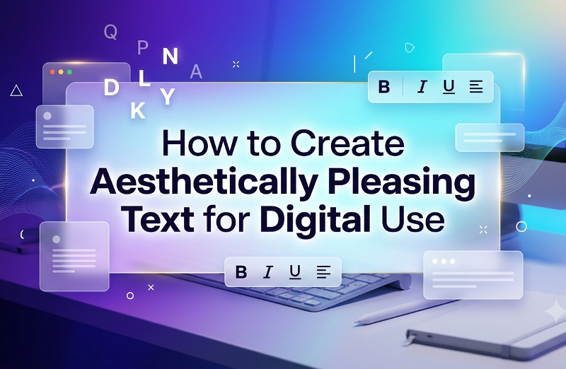 How to Create Aesthetically Pleasing Text for Digital Use