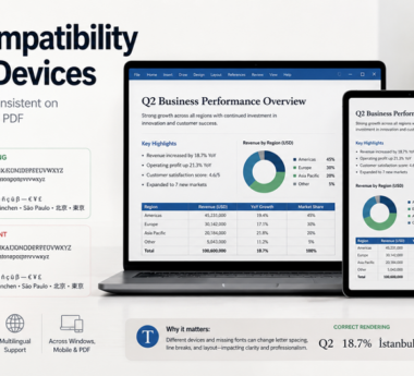 How Font Compatibility Affects Business Documents Across Windows and Mobile Devices