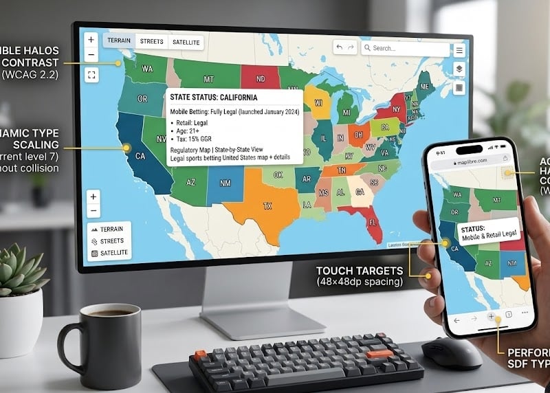 Interactive Data Visualization: Typography Best Practices for Web Maps
