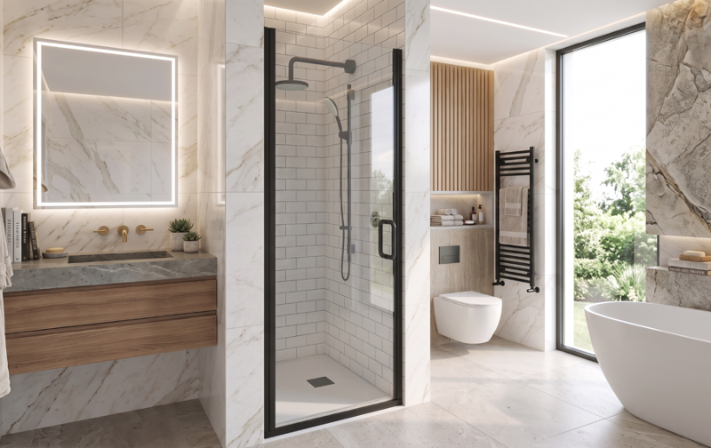 How Frameless Pivot Shower Doors Work and What to Know