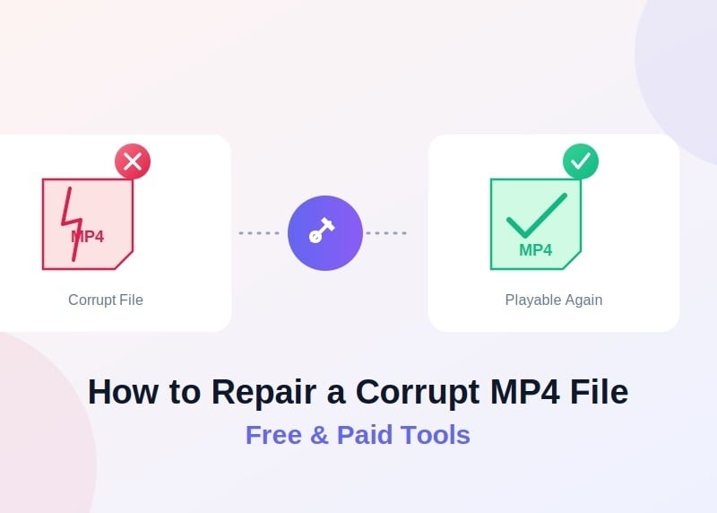 How to Repair a Corrupt MP4 File – Free & Paid Tools