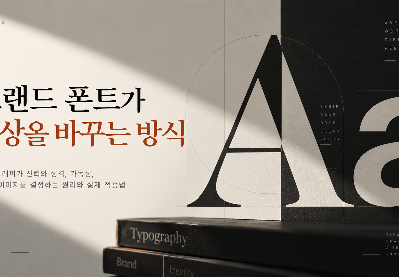 같은 이름도 다른 브랜드처럼 보인다: 폰트 선택이 만드는 첫인상