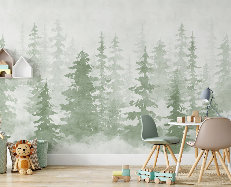 How Fog Wallpaper Adds Depth to Small and Narrow Rooms