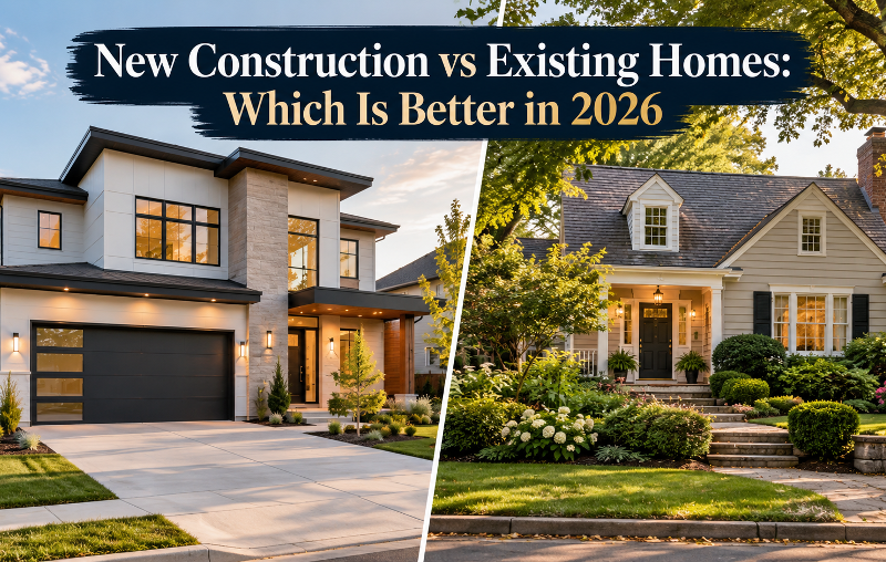 New Construction vs Existing Homes: Which is Better