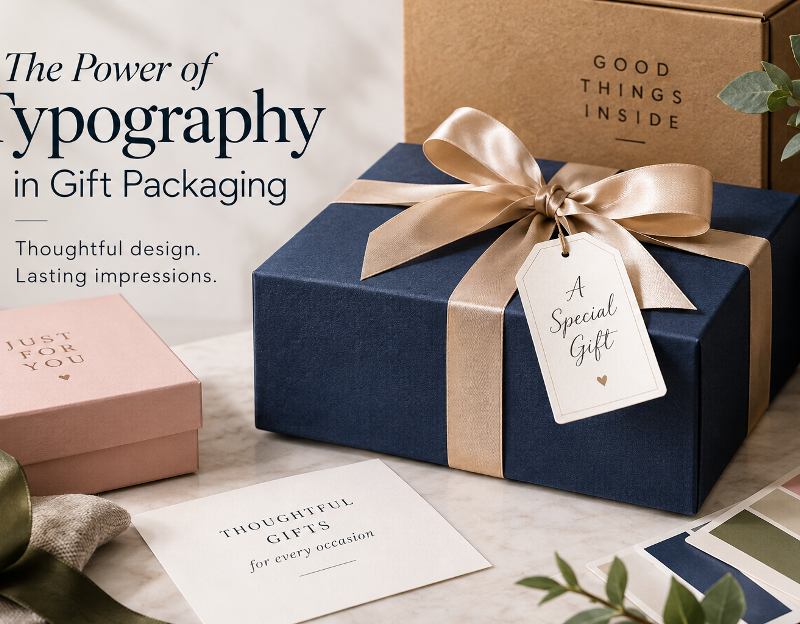 Beyond the Box: How Typography and Visual Design Make Gift Packaging More Memorable