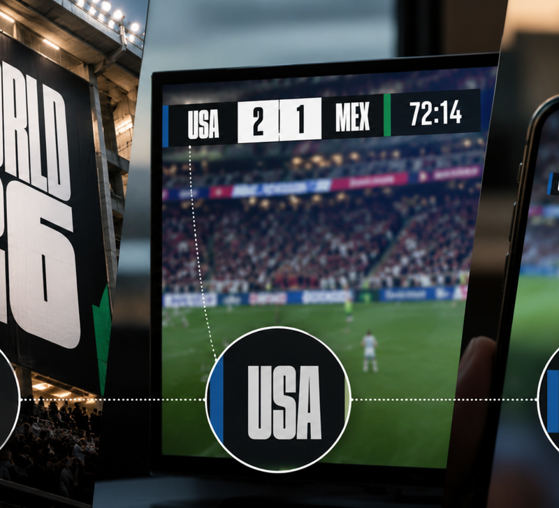 The World Cup Got a Custom Font. The Scoreboard Shows Why Live Video Needs Different Typography