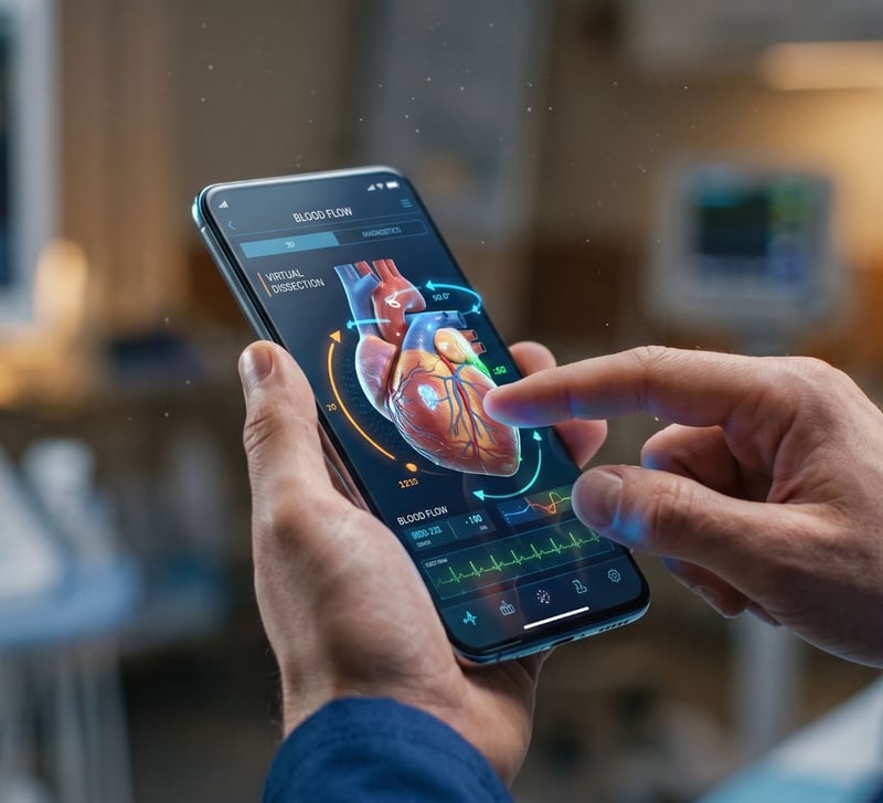 Typography and Interface Choices in 3D Medical Visualization