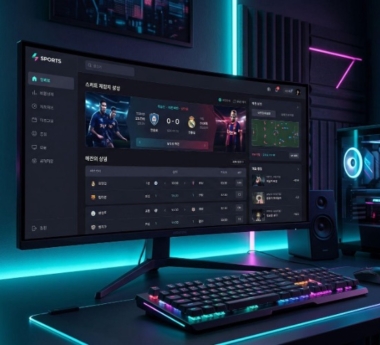 사이버펑크와 이스포츠(E-sports) 미학: 한국 웹디자인을 사로잡은 네온 타이포그래피와 UI 혁신